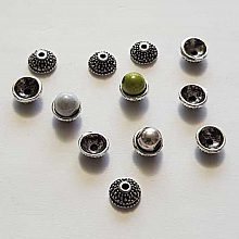 Embout calotte coupelle N&deg;18 Argent