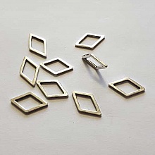 Breloque Divers N&deg;095 Pendentif Connecteur Losange