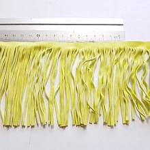 Frange En Su&eacute;dine de 10 cm De Large Vert