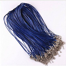 10 Colliers cordons simili cuir diam&egrave;tre 1.5 mm 40 cm AC-07-2 
