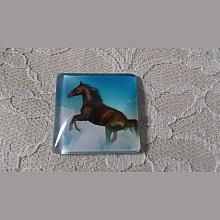 cabochon carr&eacute; en verre 30mm 002 