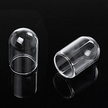 Boules en verre &agrave; remplir tube 02 de 38mm 3 pi&egrave;ces
