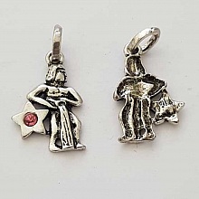 Breloque Signe Zodiaque Verseau M&eacute;tal Argent&eacute; N&deg;03 avec strass