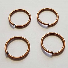 20 anneaux de jonction ouvert 20 mm 02 m&eacute;tal argent&eacute; Cuivre