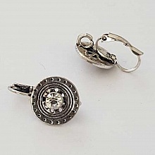 Support Boucle d'oreille Dormeuse N&deg;118 x 1 Paire Argent