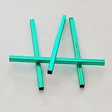 10 Tubes Carr&eacute;s 40 mm Vert