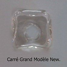 1 Boule en verre Carr&eacute; 25 mm 02 &agrave; remplir
