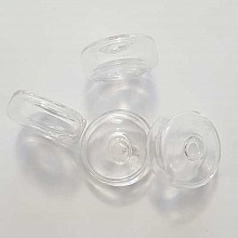1 Boule en verre Plate 22 mm &agrave; remplir