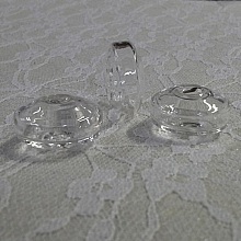 1 Boule en verre Plate 22 mm 02 &agrave; remplir