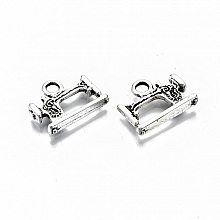 Breloque Couture Machine &agrave; Coudre N&deg;01 Argent