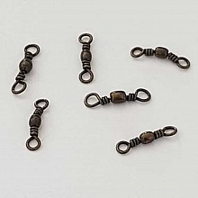 Breloque Barre 2 anneaux N&deg;09 Bronze