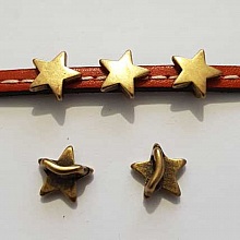 Passant 5 mm en Zamak N&deg;08 Bronze &eacute;toile