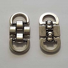 Passant 13 mm en Zamak N&deg;28 Argent Mors &agrave; Cheval