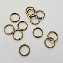 Anneau Ferm&eacute; Connecteur 10 mm Bronze N&deg;01