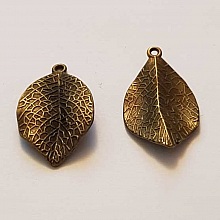 Breloque Fleur M&eacute;tal N&deg;139 Bronze