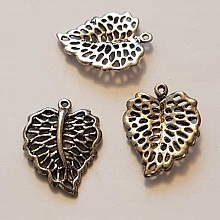 Breloque Fleur M&eacute;tal N&deg;140 Argent