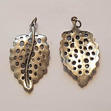 Breloque Fleur M&eacute;tal N&deg;141 Argent