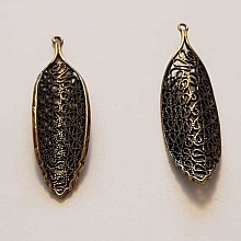 Breloque Fleur M&eacute;tal N&deg;146 Bronze
