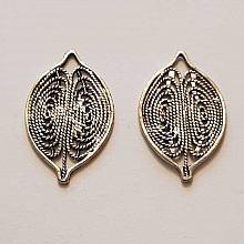 Breloque Fleur M&eacute;tal N&deg;147 Argent
