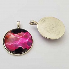 Pendentif Cabochon 30 mm Fantaisie N&deg;01-04