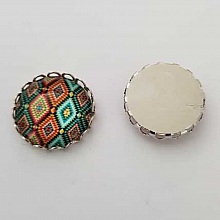 Pendentif Cabochon 20 mm Fantaisie N&deg;06-05