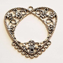 Breloques C&oelig;ur N&deg;45 Argent