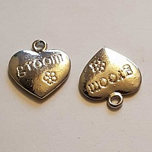 Breloques C&oelig;ur N&deg;51 Argent