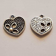 Breloques C&oelig;ur N&deg;55 Argent