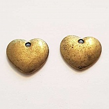 Breloques C&oelig;ur N&deg;70 Bronze