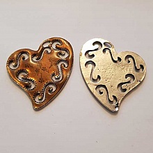 Breloques C&oelig;ur N&deg;85 Marron