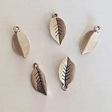 Breloque Fleur M&eacute;tal N&deg;149 Argent