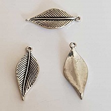 Breloque Fleur M&eacute;tal N&deg;162 Argent