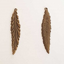 Breloque Fleur M&eacute;tal N&deg;166 Bronze