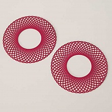 Estampe N&deg;10 Rond 50 mm Fushia
