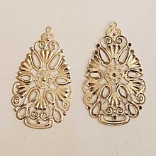 Breloque Fleur M&eacute;tal N&deg;172 Argent