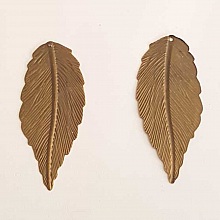 Breloque Fleur M&eacute;tal N&deg;175 Bronze