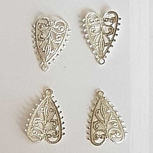 Estampe N&deg;18 Feuille 18 mm Argent