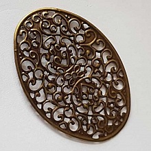 Estampe N&deg;30 Ovale 55 mm Bronze