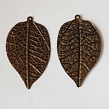 Estampe N&deg;31 Feuille 46 mm Bronze