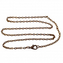 Collier Bronze maille de 50 cm N&deg;01
