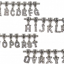 Breloque Alphabet 03 Lettre Y et Strass