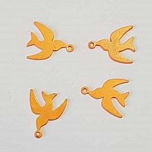 Breloque Oiseaux N&deg;04 Fluo