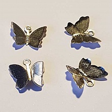 Breloque papillon N&deg;24 Argent 14 x 13 mm
