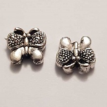 Breloque papillon N&deg;32 Argent 10 x 10 mm
