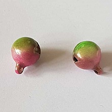 Breloque Grelot Bi-Couleur 11 x 8 mm N&deg;12