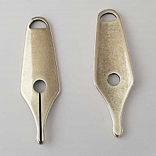 Breloque tirette N&deg;01 Argent Zamak