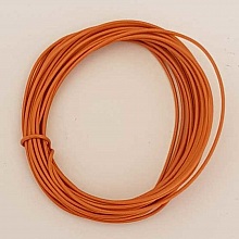 Fil M&eacute;tal Plastifi&eacute; 0.8 mm Marron Clair x 3 m&egrave;tres