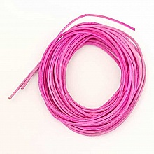 Fil Cuir 1.2 mm Mauve Fonc&eacute; x 3.70 m&egrave;tres