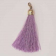 Pompon Mousqueton 65 mm N&deg;13 Mauve