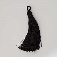 Pompon 90 mm N&deg;02 Noir